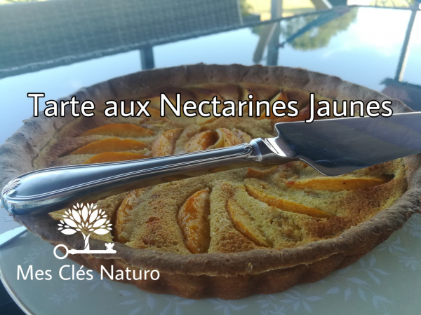 Tarte aux Nectarines Jaunes